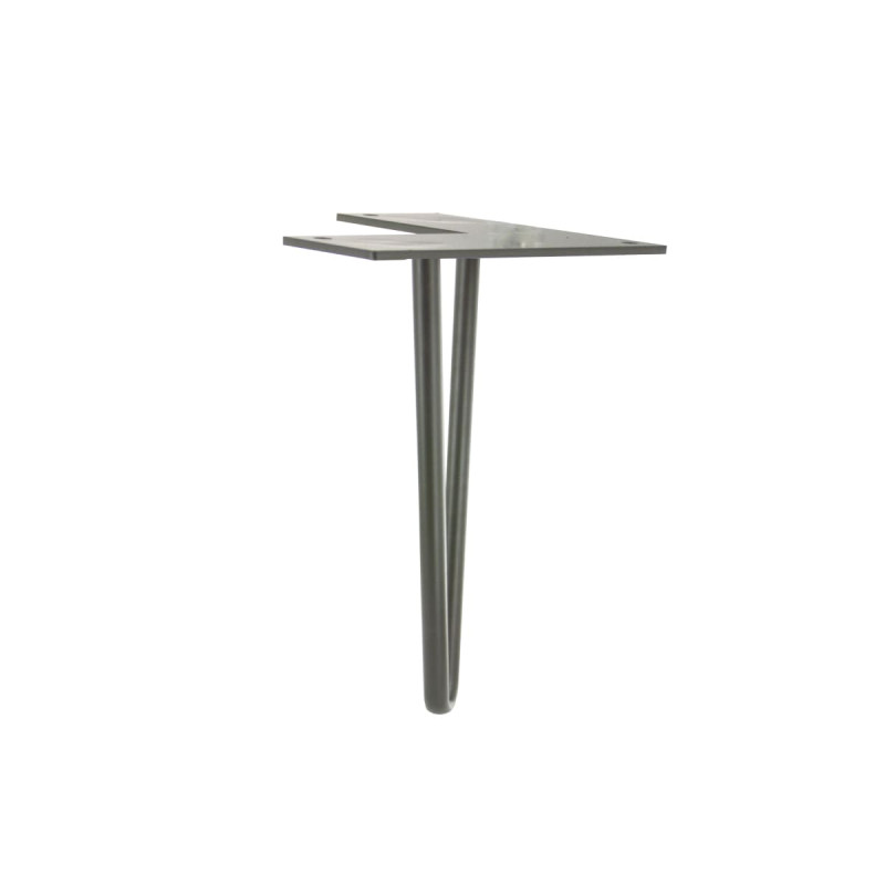 Pied filaire acier brut H.16cm Pied filaire acier brut H.16cm