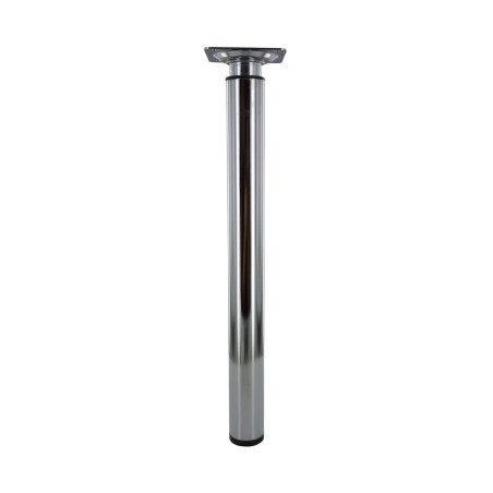 Pied réglable en hauteur 30/50cm acier chromé