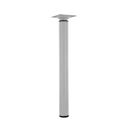 Pied réglable en hauteur 30/50cm métal blanc