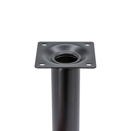 Pied réglable en hauteur 21/35cm métal noir