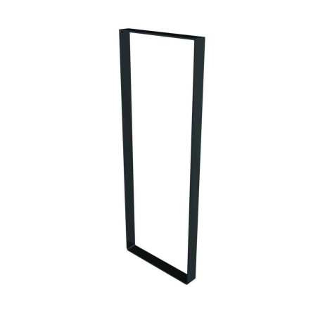 Pied cadre acier noir H.80cm L.30cm