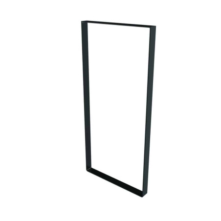 Pied cadre acier noir H.85cm L.40cm
