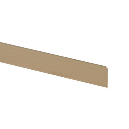 Profil plan de travail finition bordure bois clair