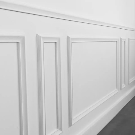 Encadrement mouluré 150 x 80 cm avec moulures pré-découpées
