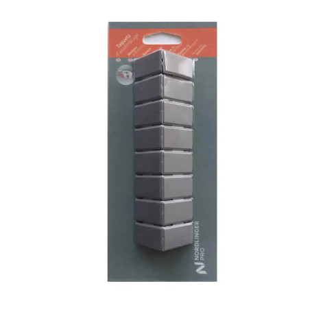 Taquets d’assemblage gris alu