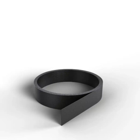 Profil plat adhésif noir 10ml