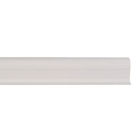 Plinthe cache-fils blanc en 6 x 250 cm