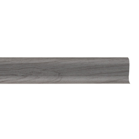 Plinthe cache-fils chêne gris en 6 x 250 cm