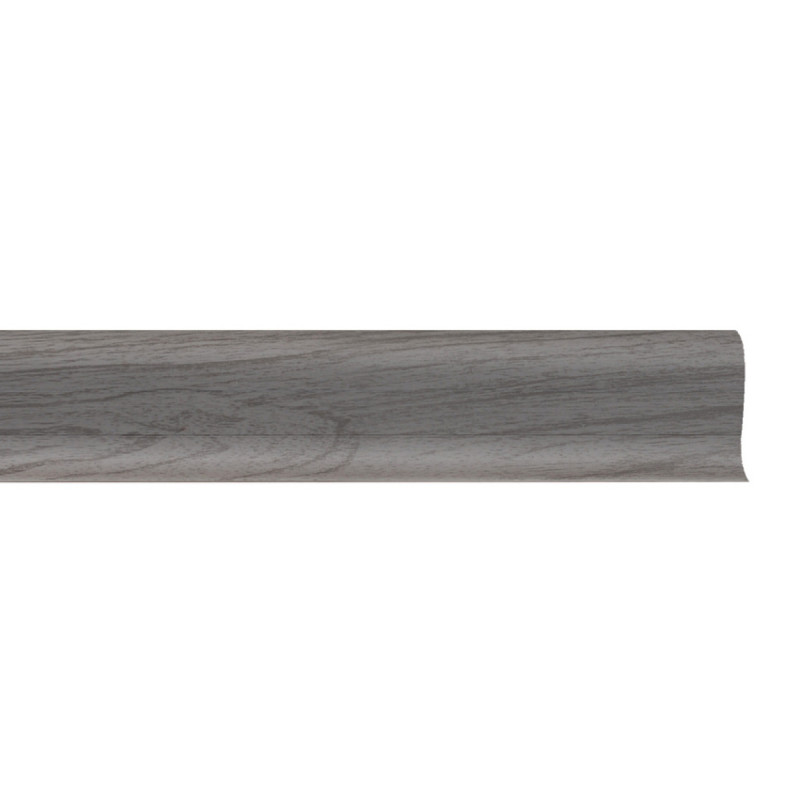 Plinthe cache-fils chêne gris en 6 x 250 cm