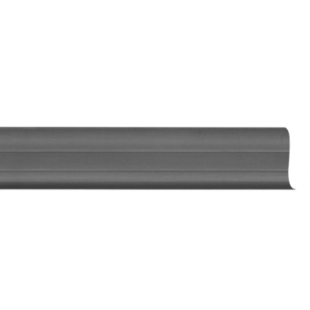 Plinthe cache-fils gris alu en 6 x 250 cm