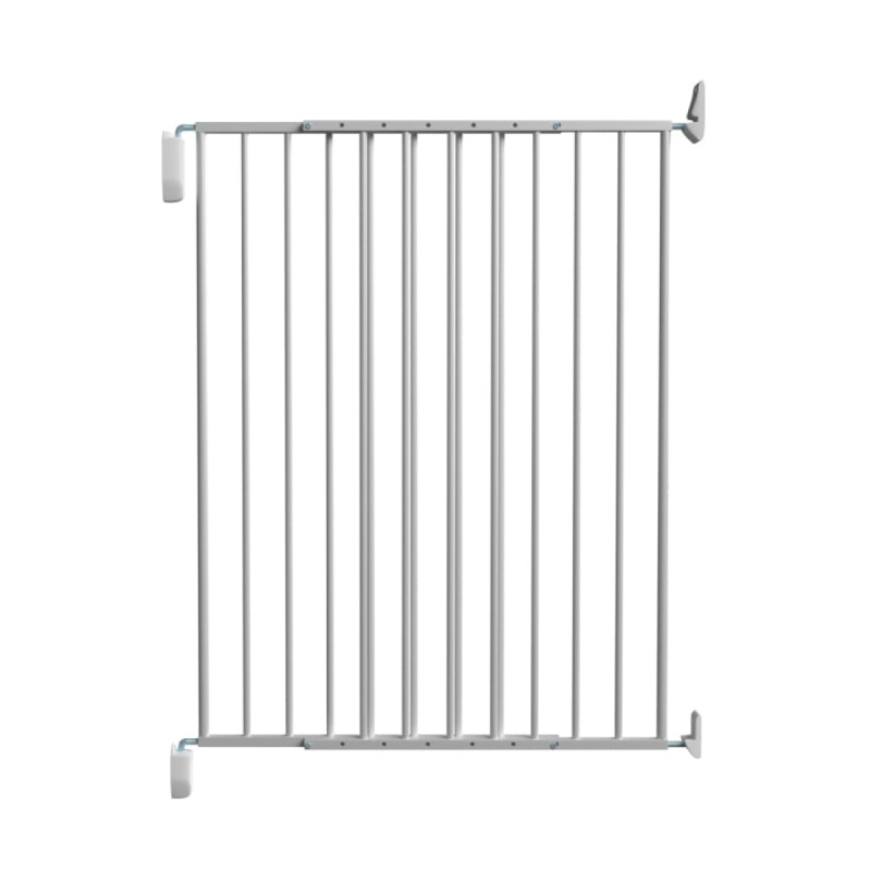 Barrière animaux métal extensible et pivotante