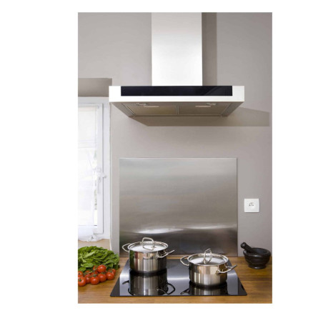 Fond de hotte inox 60x70cm