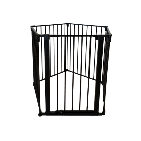 Barrière parc en métal noir