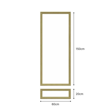Kit moulure de porte Pack 6 dimensions