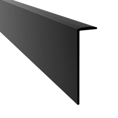 Profil protection plan de travail noir 300cm 38mm