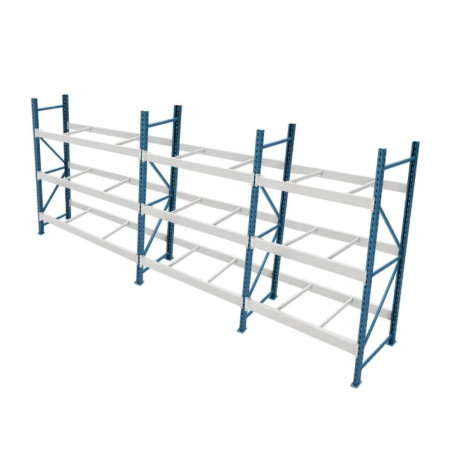 Rack de stockage triple