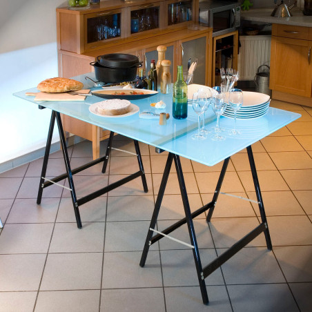 Tréteaux de bricolage Classic+ 150kg hauteur 75cm et largeur 70cm