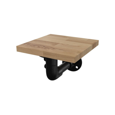 Étagère minimaliste métal noir