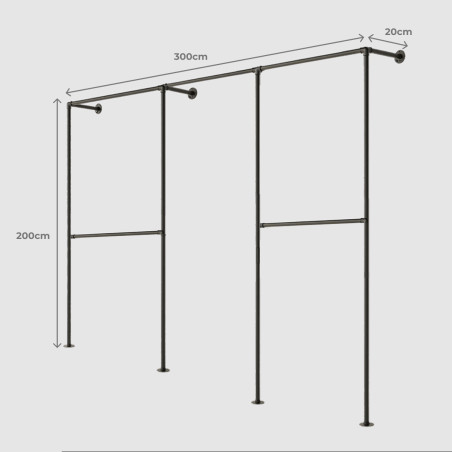 T-Connect Loft Extra - Bundle dressing 7 - Dimensions