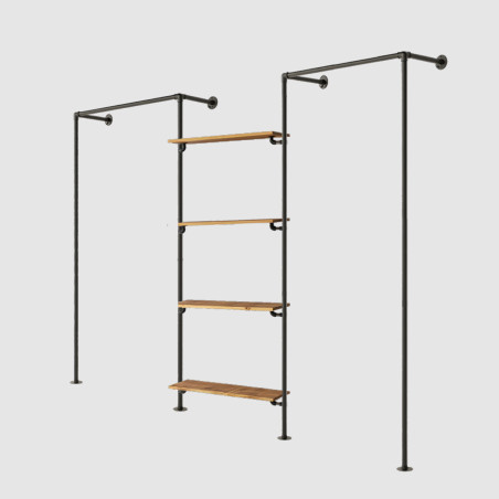 T-Connect Urban Dressing ouvert avec penderie et étagère