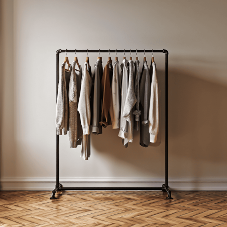 T-Connect Stand - Portant vêtement autoportant - Vêtements