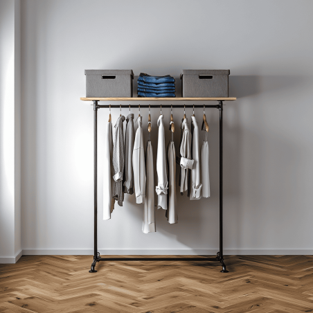 T-Connect Factory - Portant vêtement autoportant - Vêtements