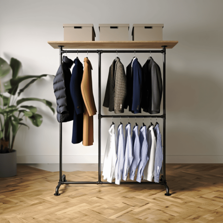 T-Connect Factory Plus - Portant vêtement autoportant - Vêtements