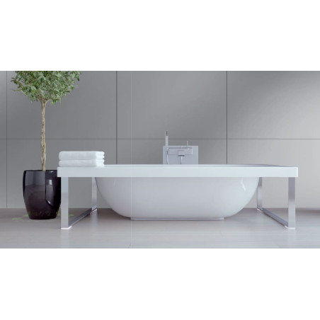 Crédence aluminium brossé 120x80cm