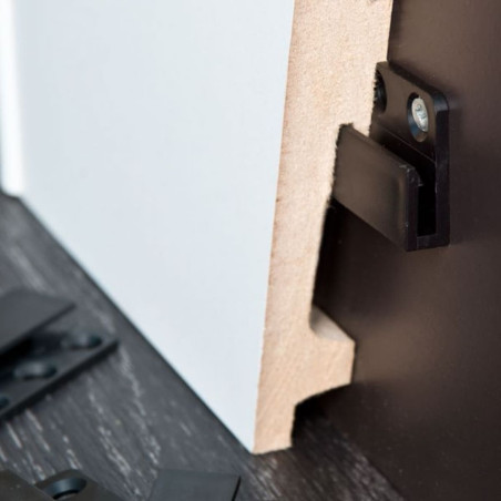 Gabarit et clips de socle fixation plinthe 25 pièces