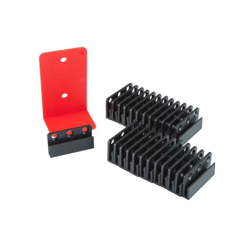 Clips de socle 25pcs et gabarit