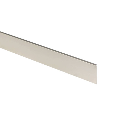 Profil plan de travail finition bordure gris alu