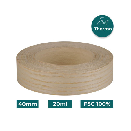 Bande de chant Sapin Bois véritable non-encollé 23mm