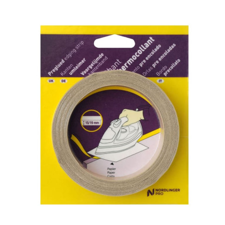 Bande de chant pré-encollée chêne royal vanille 23mm