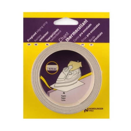 Bande de chant pré-encollée béton minéral 34/42mm