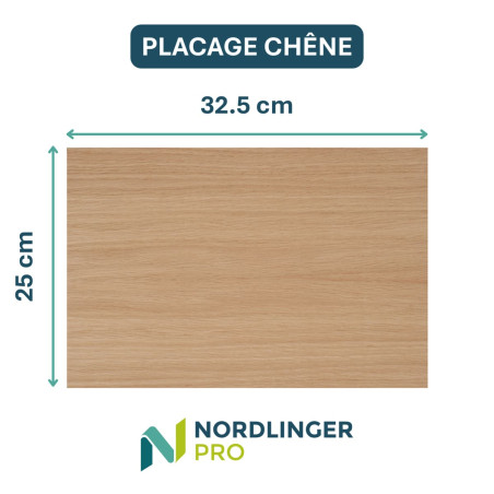 Feuille de placage chêne dimension
