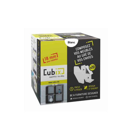 Cubix blanc 18mm