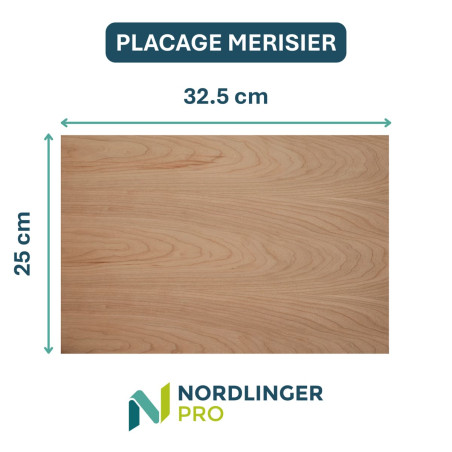 Feuille de placage merisier dimension