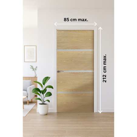 Kit de rénovation de porte dimensions