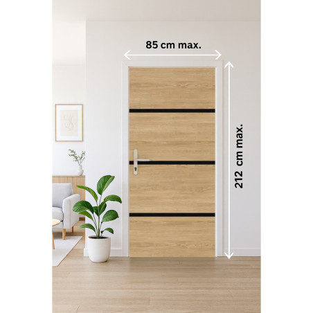 Kit rénovation de porte dimensions