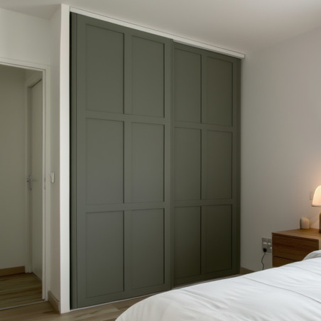 Lot de 4 Moulure plate 8cm x 100cm MDF