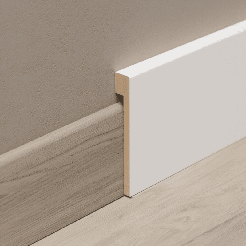 Plinthe recouvrement sur ancienne plinthe