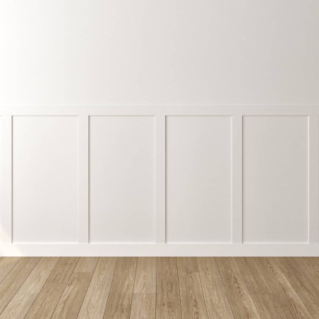 Soubassement avec tasseau moulure