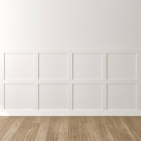 Kit de rénovation mural pour créer un soubassement décoratif