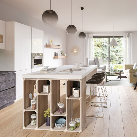 Cubix mix taupe