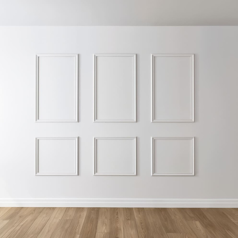 Kit moulure murale mur complet décor Budapest 300 cm