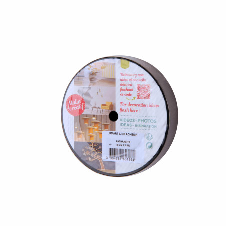 Profil plat adhésif 19mm x 5m