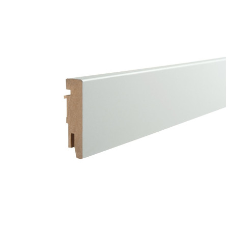 Plinthe droite blanche 7.5 cm x 240 cm