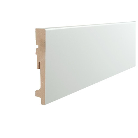 Plinthe droite blanche 12 cm x 240 cm
