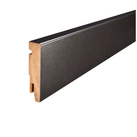 Plinthe droite noire 7.5 cm x 240 cm