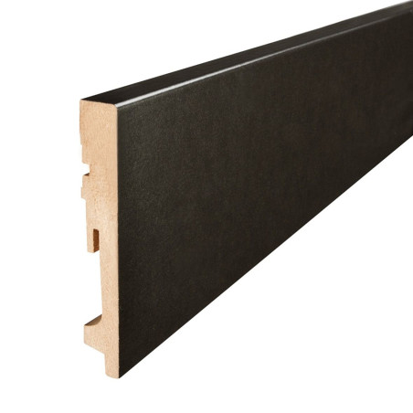 Plinthe droite noire 12 cm x 240 cm